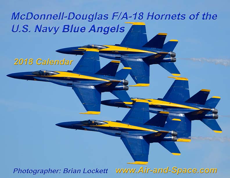 Lockett Books Calendar Catalog: McDonnell-Douglas F/A-18 Hornets of the U.S. Navy Blue Angels